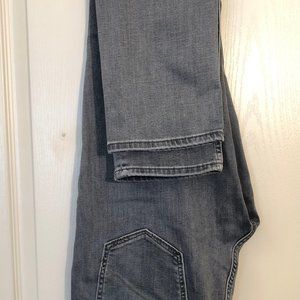 Banana Republic Traveler Mens Slim Jeans Denim 31 x 32 Light Gray Black